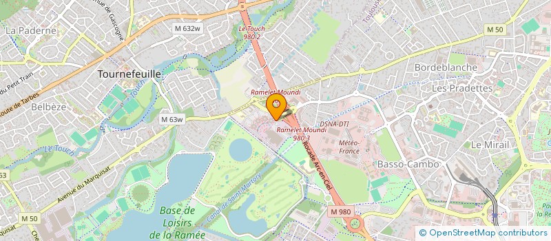 localisation de l'entreprise SABLIERES DE GUYENNE à TOULOUSE