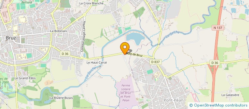 localisation de l'entreprise SABLIERES DE PAN à BRUZ