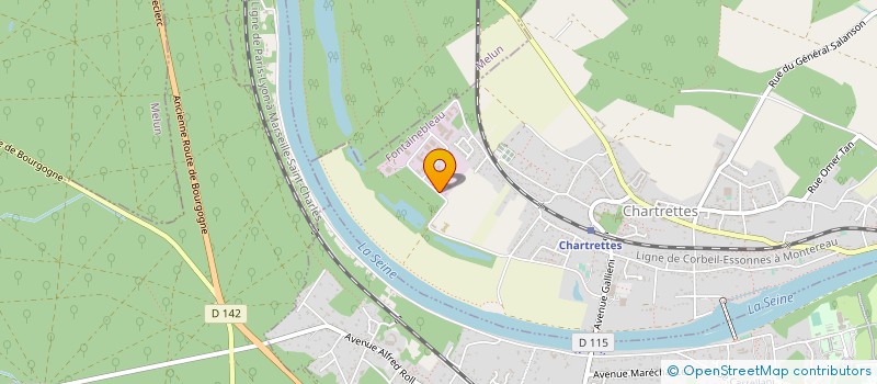 localisation de l'entreprise SABLIERES DE SAVETEUX à CHARTRETTES