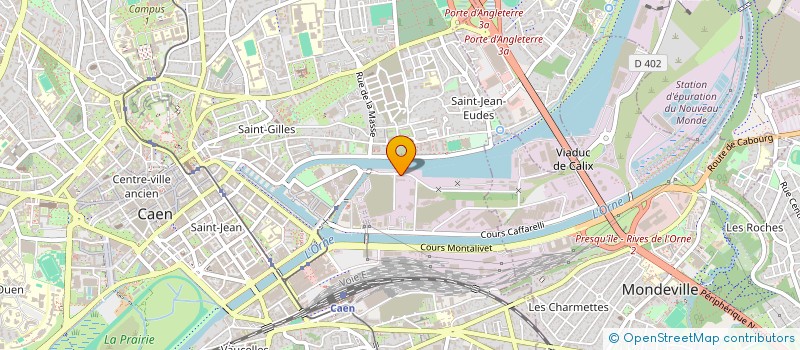 localisation de l'entreprise SABLIERES ET CARRIERES DU BESSIN à CAEN