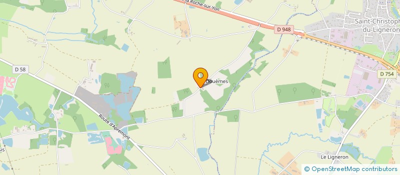 localisation de l'entreprise SABLIERES PALVADEAU LES DOUEMES à CHALLANS