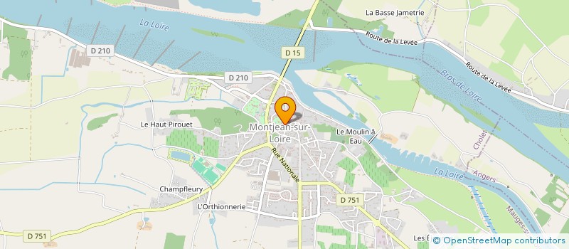 localisation de l'entreprise SABLIERS ANGEVINS REUNIS à MAUGES-SUR-LOIRE