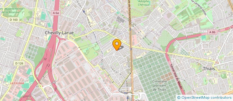 localisation de l'entreprise SABLIS  CHEVILLY-LARUE