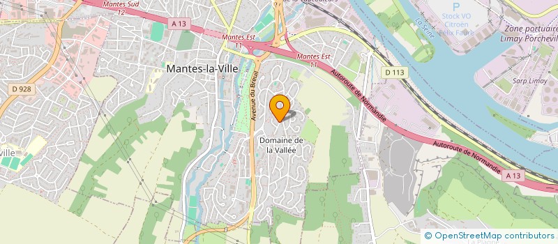 localisation de l'entreprise SABLOBUS à MANTES-LA-VILLE