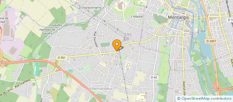 localisation de l'entreprise SABLOIRE à VILLEMANDEUR