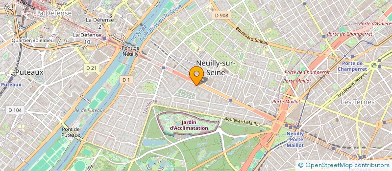 localisation de l'entreprise SABLONDIS à NEUILLY-SUR-SEINE