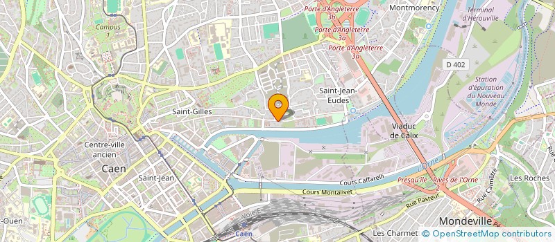 localisation de l'entreprise SABLONNIERE INVEST à CAEN