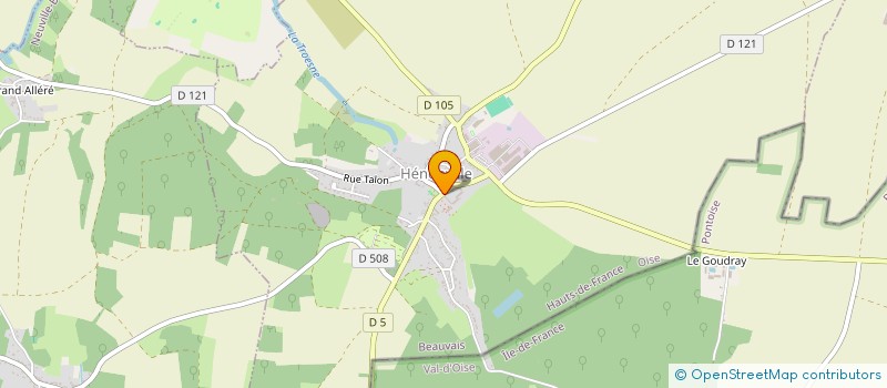 localisation de l'entreprise SABLONS ENTREPRISES  HENONVILLE