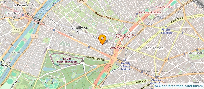 localisation de l'entreprise SABLONS PRESSING à NEUILLY-SUR-SEINE