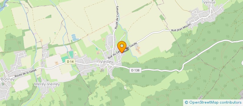 localisation de l'entreprise SABM  VIEILLEY