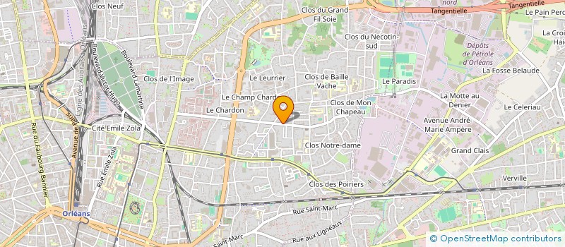 localisation de l'entreprise SABO à ORLEANS