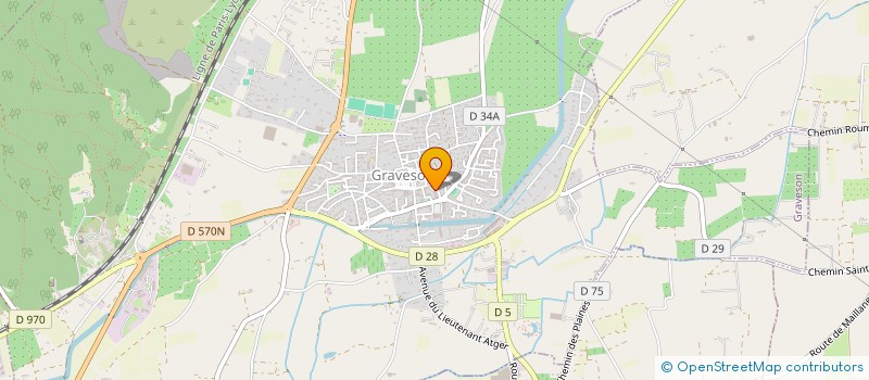localisation de l'entreprise SABO à GRAVESON