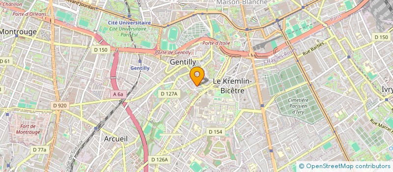 localisation de l'entreprise SABO EXPRESS à GENTILLY