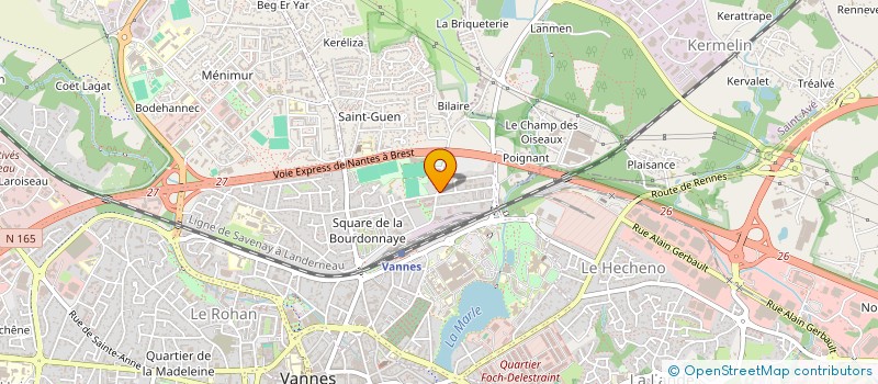 localisation de l'entreprise SABO IMMO à VANNES