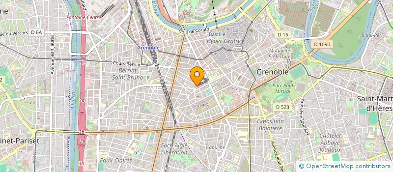 localisation de l'entreprise SABO SARL à GRENOBLE