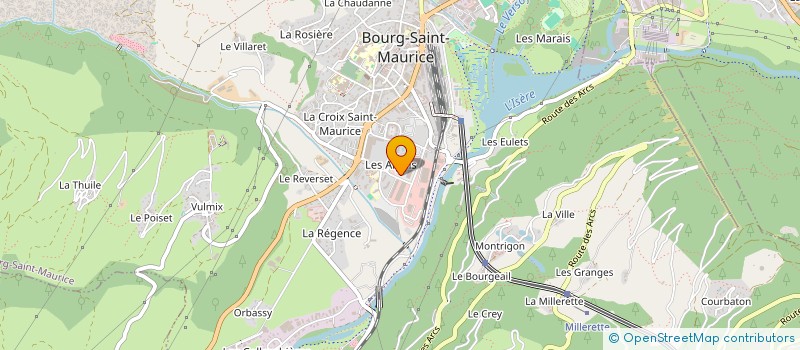 localisation de l'entreprise SABOIA à BOURG-SAINT-MAURICE