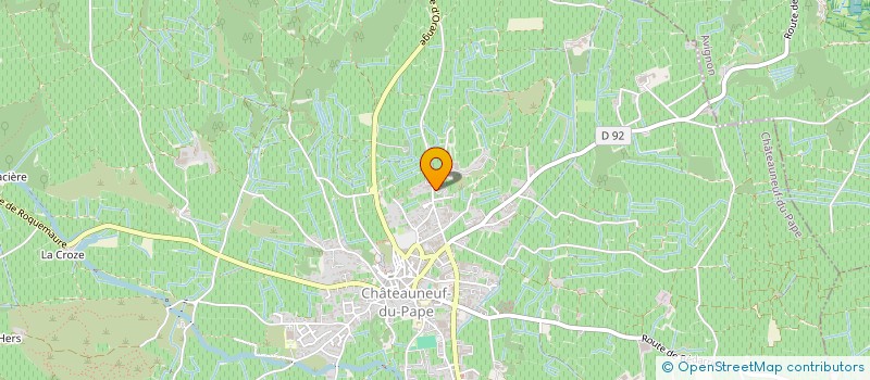 localisation de l'entreprise SABON SELECTIONS  CHATEAUNEUF-DU-PAPE
