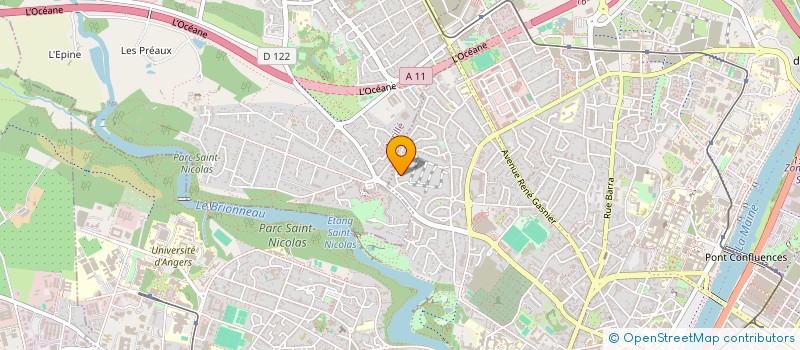 localisation de l'entreprise SABOT-BACHELIER à ANGERS