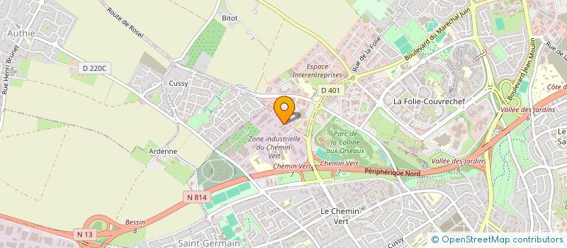 localisation de l'entreprise SABOT FABRIQUE à CAEN