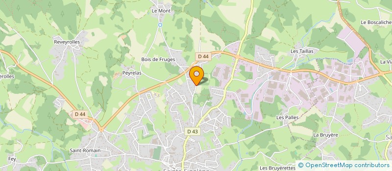 localisation de l'entreprise SABOT FILS à SAINTE-SIGOLENE