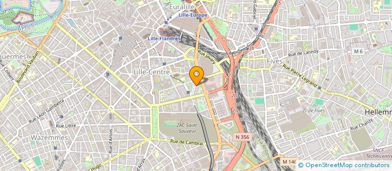 localisation de l'entreprise SABOTEAM à LILLE