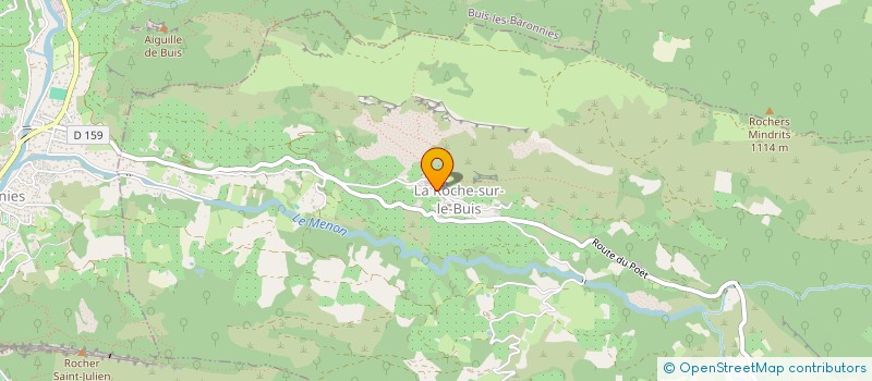 localisation de l'entreprise SABOTS D OLLON  BENIVAY-OLLON