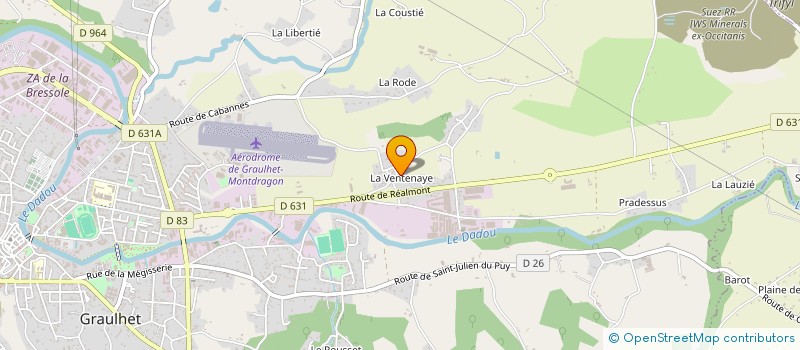 localisation de l'entreprise SABOU  GRAULHET