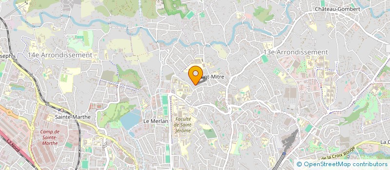 localisation de l'entreprise SABOU  MARSEILLE 13