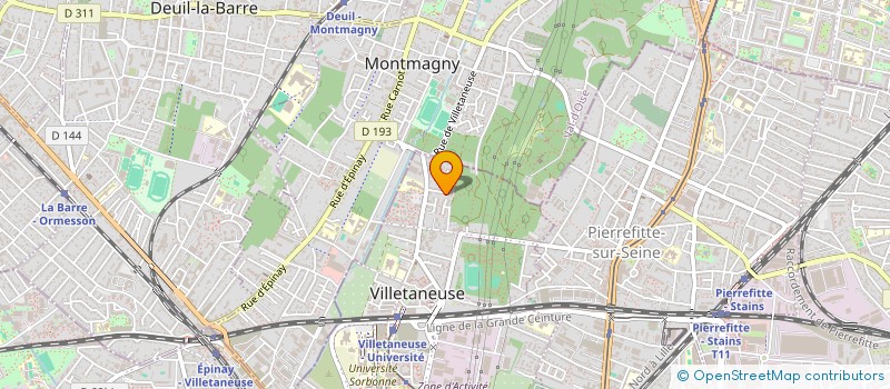 localisation de l'entreprise SABOUCIRE TRANSPORTS ET NETTOYAGE à VILLETANEUSE