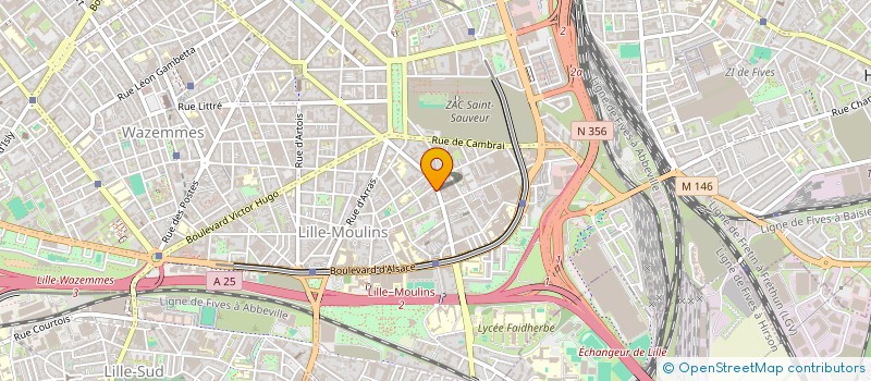 localisation de l'entreprise SABOUI EXOTIC à LILLE