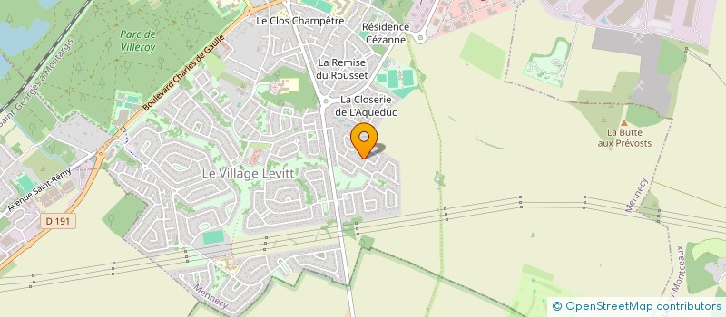 localisation de l'entreprise SABOURIN ET COMPAGNIE  MENNECY
