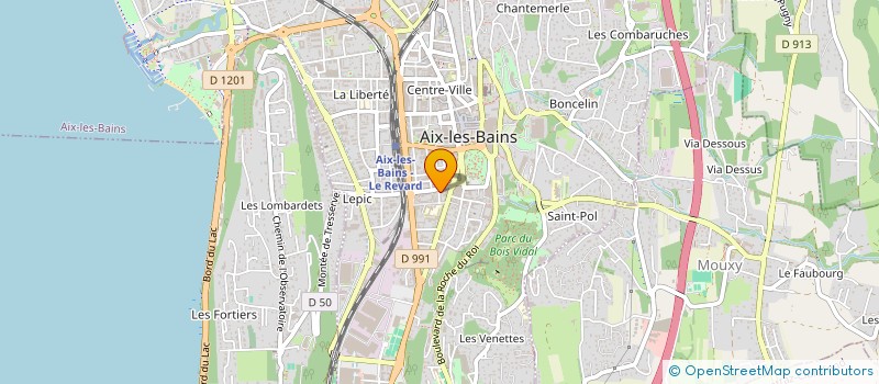 localisation de l'entreprise SABPHIL à AIX-LES-BAINS