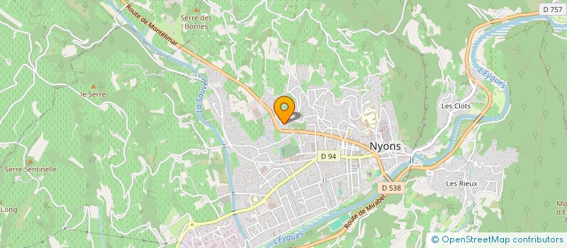 localisation de l'entreprise SABR  NYONS