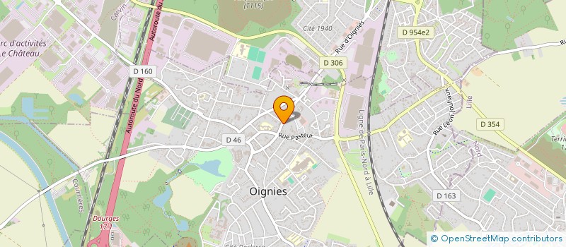 localisation de l'entreprise SABR  OIGNIES