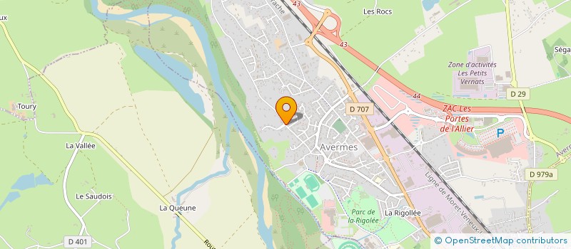 localisation de l'entreprise SABRA  AVERMES