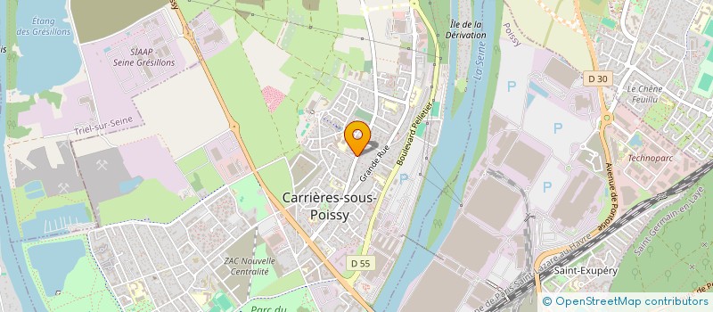 localisation de l'entreprise SABRADO 494  CARRIERES-SOUS-POISSY
