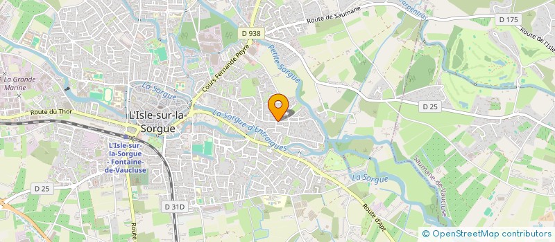 localisation de l'entreprise SABRAJAZZ  L'ISLE-SUR-LA-SORGUE