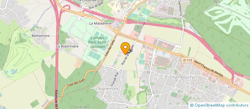 localisation de l'entreprise SABRE à AIGREMONT