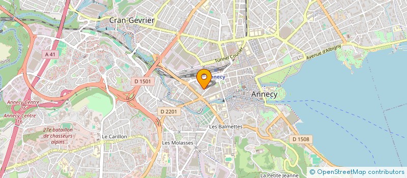 localisation de l'entreprise SABRE à ANNECY
