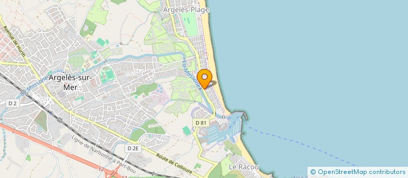 localisation de l'entreprise SABRE à ARGELES-SUR-MER