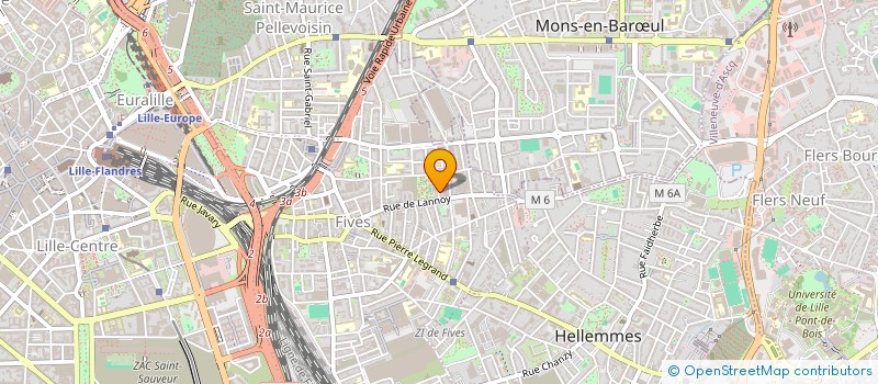 localisation de l'entreprise SABRE à LILLE