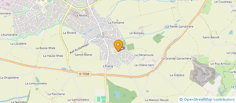 localisation de l'entreprise SABRE DE BOIS  LES HERBIERS