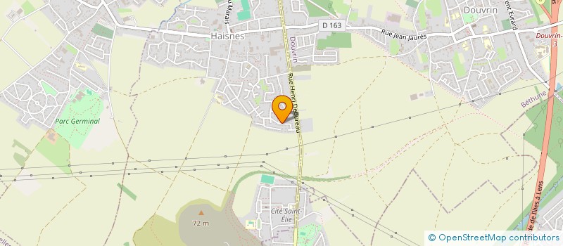 localisation de l'entreprise SABRE PAYSAGE  HAISNES