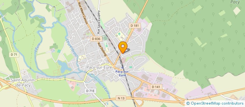 localisation de l'entreprise SABRE TECH INTERNATIONAL  PACY-SUR-EURE