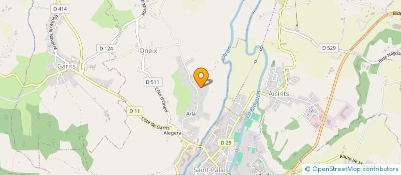 localisation de l'entreprise SABRENIA  AMENDEUIX-ONEIX