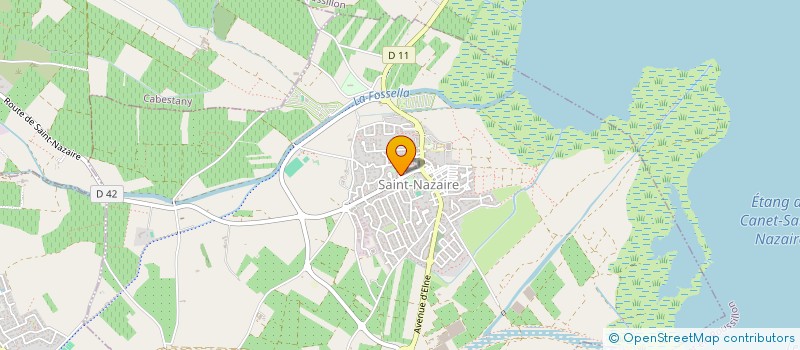 localisation de l'entreprise SABRI  SAINT-NAZAIRE