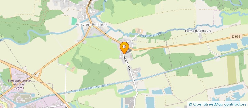 localisation de l'entreprise SABRI ANCEAU ASSOCIES  VITRY-EN-PERTHOIS