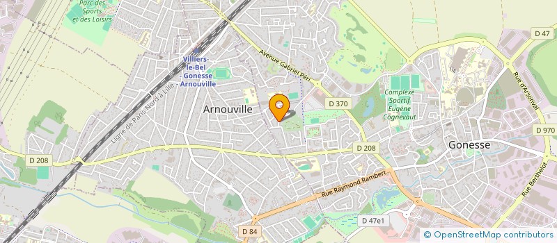 localisation de l'entreprise SABRI BAT  GONESSE