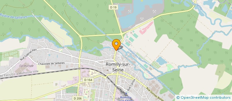 localisation de l'entreprise SABRI CONSEIL à ROMILLY-SUR-SEINE