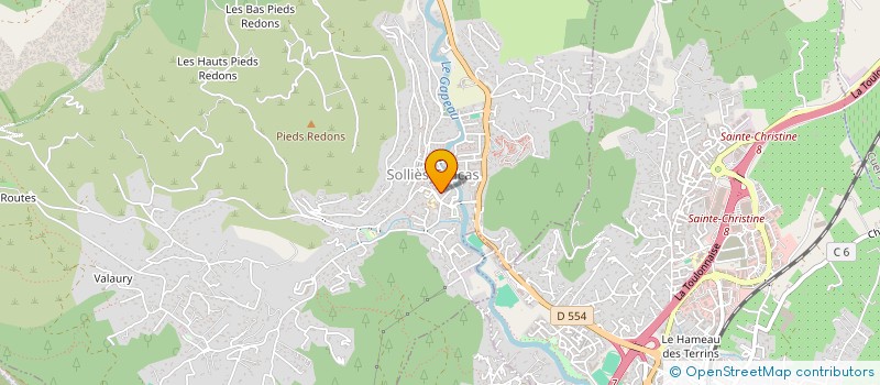 localisation de l'entreprise SABRICTOIRE  SOLLIES-TOUCAS